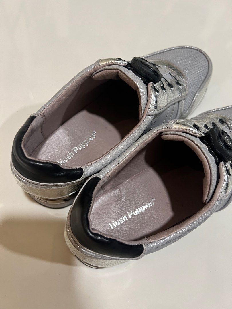 Hush puppies silver 2025 shoes