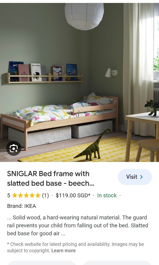 Sniglar bed frame discount
