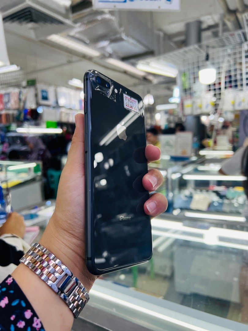 Iphone 8 Plus 64gb 100% bh FU (Category: iPhone 8 Series) located in San Juan City. Submitted by javedsgadgetshop (Listing ID 1274957836, Image 3). Description: OPEN FOR INSTALLMENT VIA CREDIT CARD/GGIVES & SWAP/TRADE-IN! WE BUY AND SELL ( ANYKINDS OF UNIT BINIBILI PO NAMIN)! PTPA : Padelete po f bawal Read ❗️Onhand ‼️ Iphone 8+ •64gb •NTC Variant •Good batt health •Factory Unlock •95% Smoothness •No hidden issue | No Repaired •100% Authentic | N
