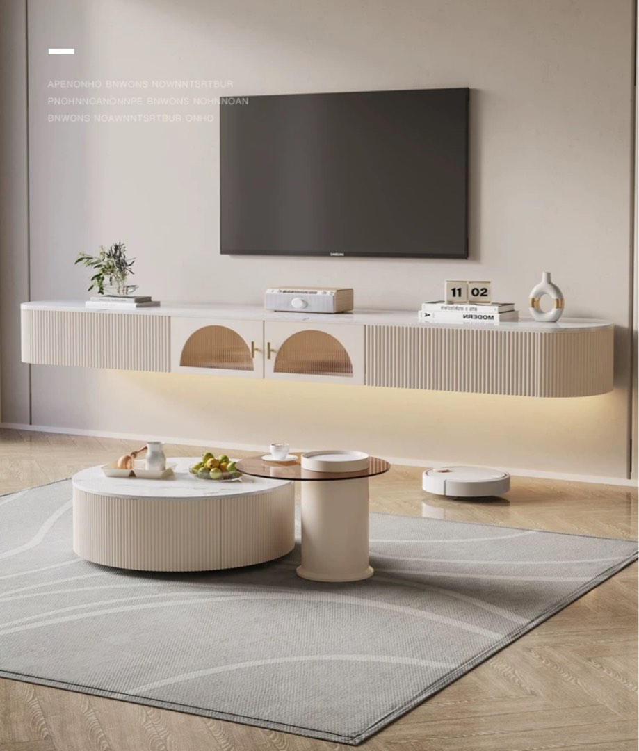 JODI Modern Floating TV Console, Furniture & Home Living, Furniture, TV ...
