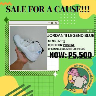 Jordan 11 legend blue size 9