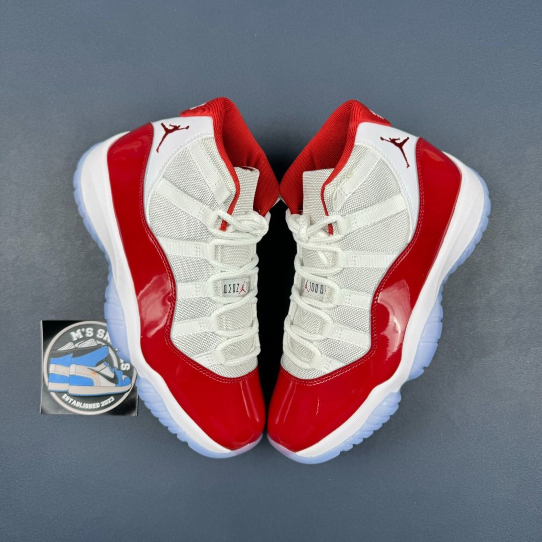 Jordan 11 Retro Cherry (Category: Sneakers) located in Manila. Submitted by mssneaks2023 (Listing ID 1275126950, Image 3). Description: 𝑷𝑹𝑬-𝑶𝑹𝑫𝑬𝑹‼️ 𝑬𝑻𝑨: 1-2 𝑾𝑬𝑬𝑲𝑺 𝑨𝑭𝑻𝑬𝑹 𝑸𝑪 Jordan 11 Retro Cherry - Actual pictures posted. Other colorways are available. Available size: 40.5 - 48.5 BRAND NEW ‼️ 500 minimum up to 50% downpayment for pre-order to avoid flaking. DM for inquiries 📩 MONEYBACK IF YOU DONT RECEIVE WHAT YOU SEE. FB P