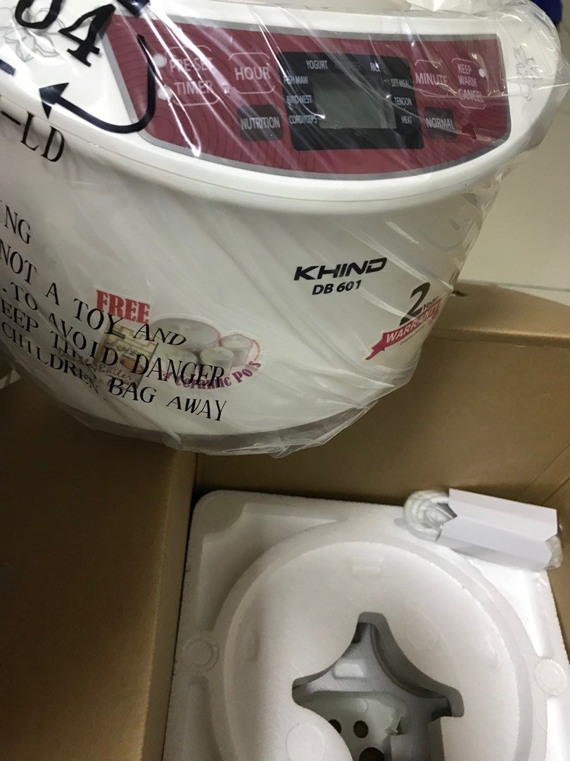 Khind Double Boiler DB601, Furniture & Home Living, Kitchenware