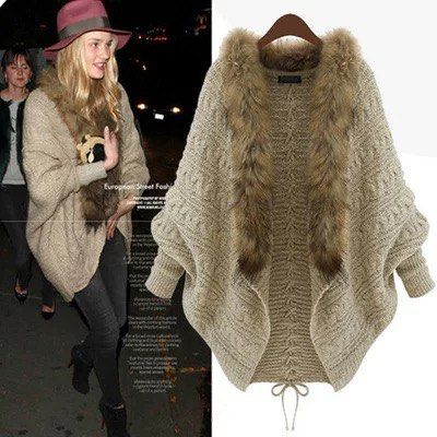 Fur sale sweater women's