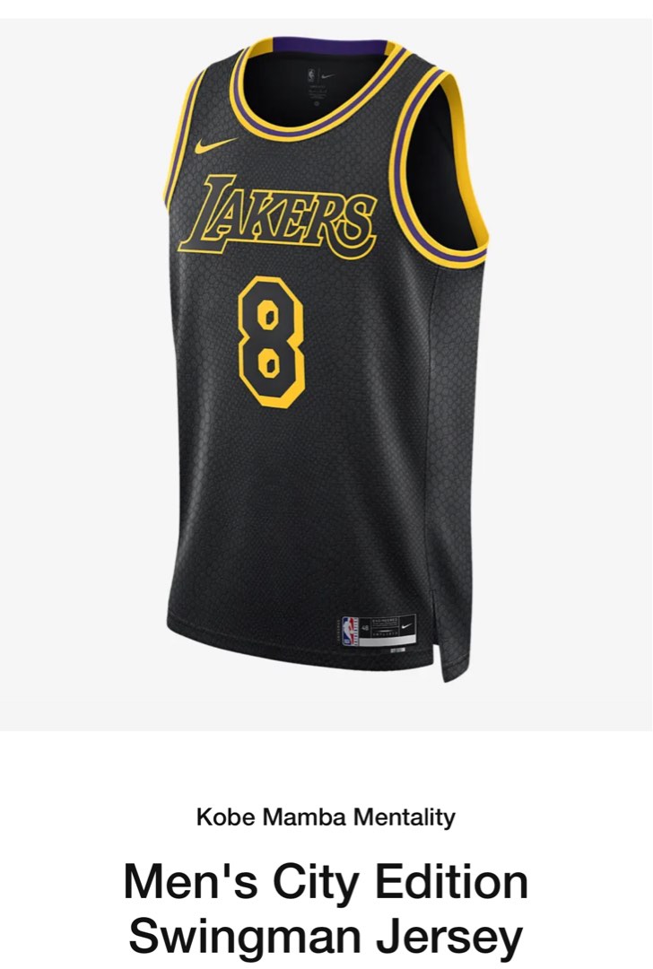 Kobe mamba store city jersey