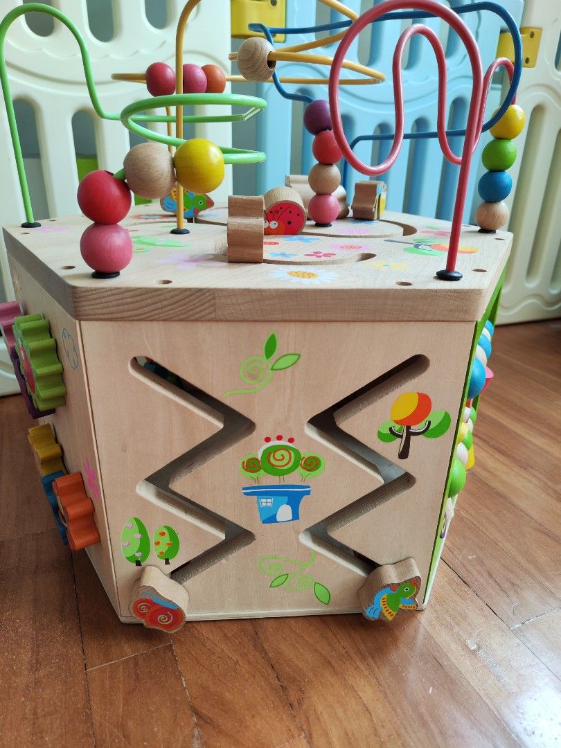 Everearth 7 in 1 garden best sale activity cube