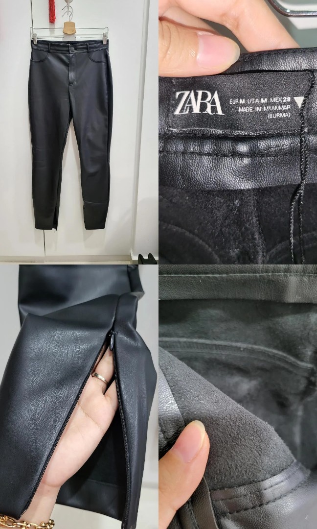 Zara Leather Pants