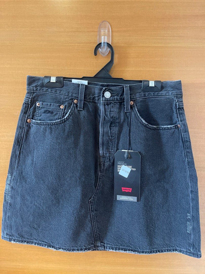 Levi's premium deconstructed sales skirt