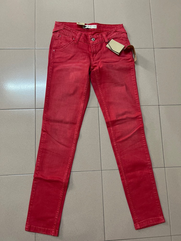 Girls red jeggings store