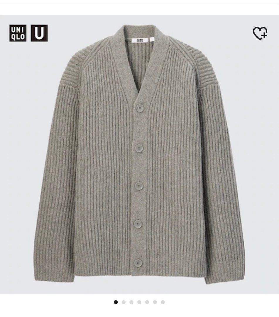 LF: Uniqlo U lambswool cardigan (Category: Coats, Jackets and Outerwear) located in Makati City. Submitted by basicprojects (Listing ID 1275115935, Image 1). Description: Looking for this particular sweater in a size small or medium only. Message me and lets talk about price :).