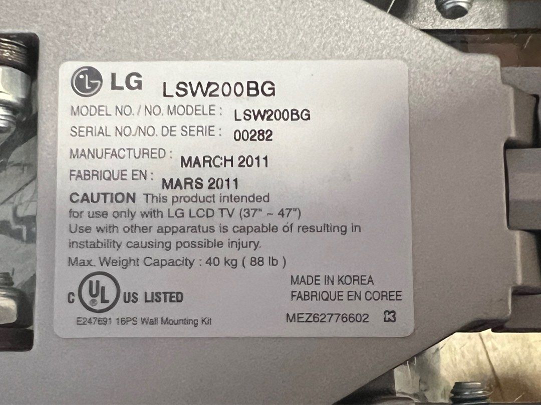 LG LSW200BG