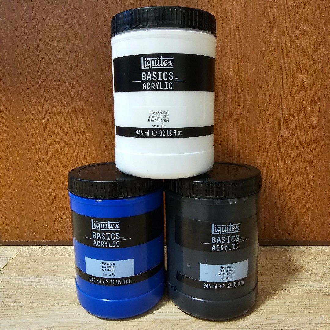 Liquitex Basics Acrylic - Mars Black - 32-oz. Jar