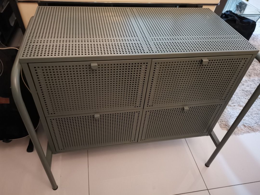 LN Ikea Nikkeby Chest of 4 drawers, Green, Furniture & Home Living