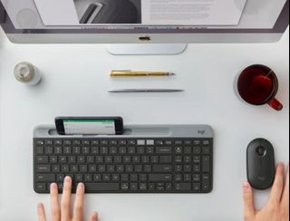 【石墨灰】Logitech - K580 慳位靜音多工鍵盤/ 超纖薄/ 無線鍵盤/ 精巧/ 安靜鍵盤/ 鍵盤/ 藍牙鍵盤/ 平板電腦/ 慧型手機64210933442305110