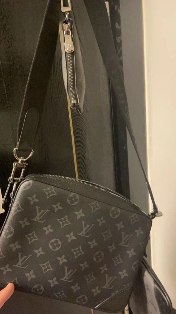 Louis Vuitton men s used bag with microchip