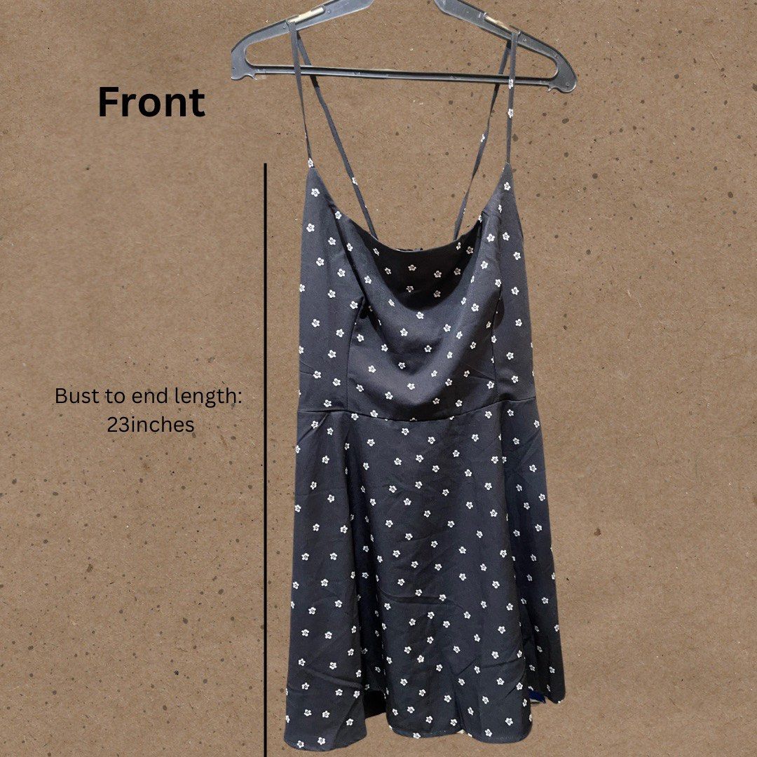 Lovito black- back tie dress (Category: Dresses) located in Mandaluyong City. Submitted by jacbuncio (Listing ID 1274967548, Image 1). Description: • Lovito back tie dress • polyester • non stretch • a line dress Meet up only in : Mcdonalds Boni-Barangka Can also ship : buyer will pay shipping Can also do courier service: lalamove/ grab/ borzo .