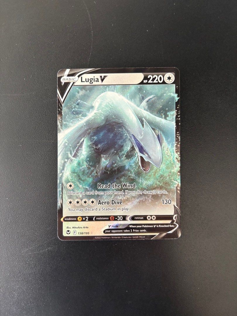 lugia v pokemon card price Amazon.com: Lugia V 138/195- Silver Tempest - Pokemon Ultra Rare Card main image 1