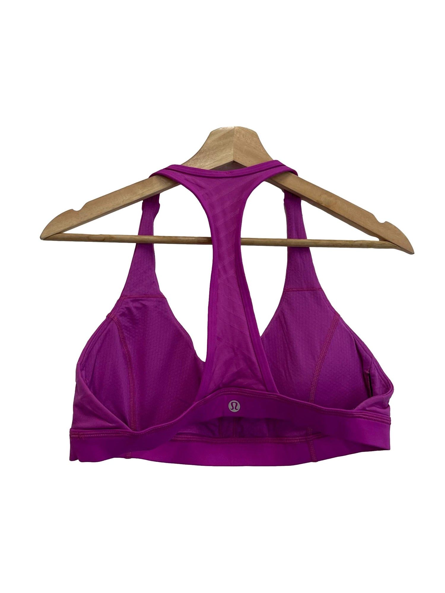 Lululemon Ribbed Nulu High Neck Bra in Magenta Purple, Women's Fashion,  Activewear on Carousell