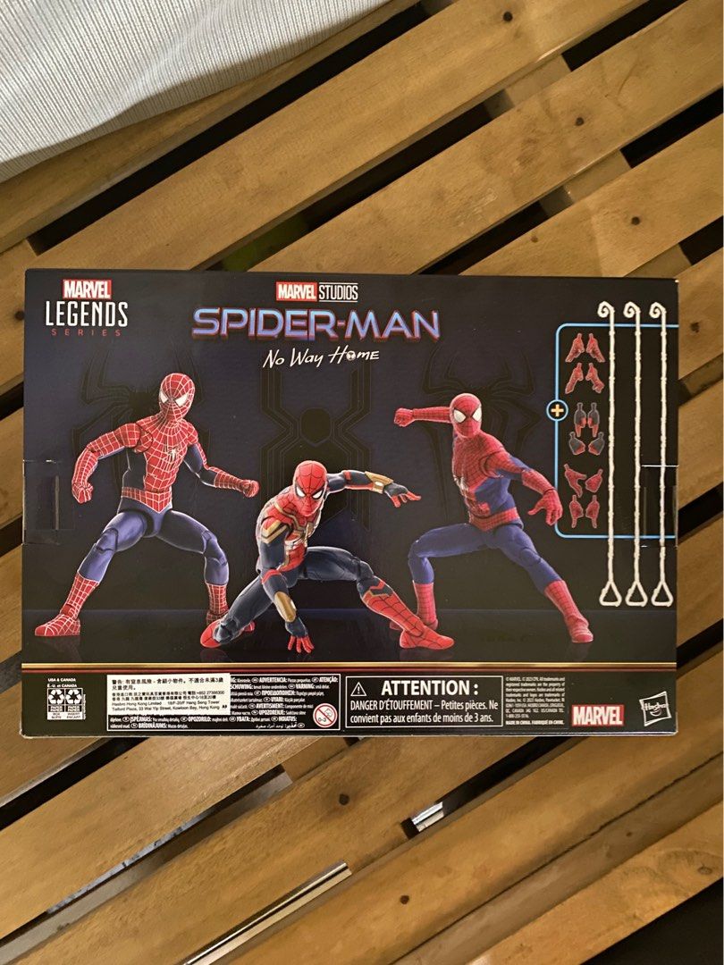 Marvel Legends Spiderman No Way Home 3 Pack Hobbies Toys Toys
