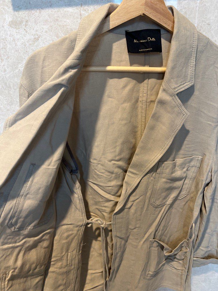 Massimo dutti sale linen jacket