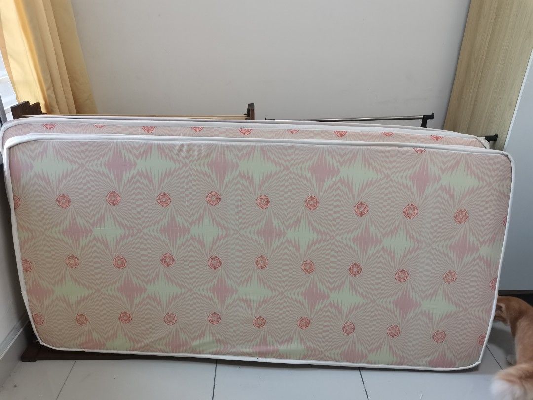 Mattress Single Bed Foam, Furniture & Home Living, Furniture, Bed