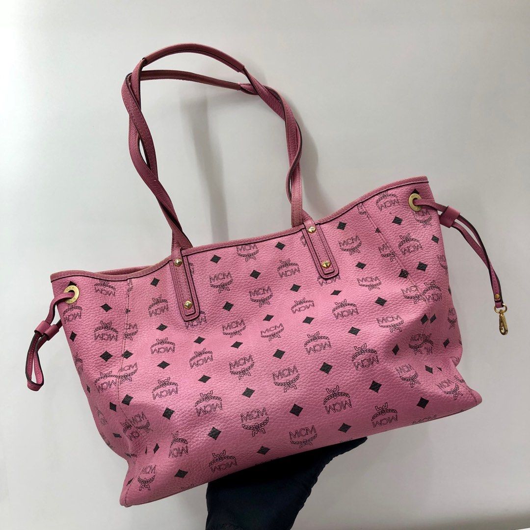 MCM medium zip shopper tote bag purse pink | Mcm purse, Bags, Purses and  bags