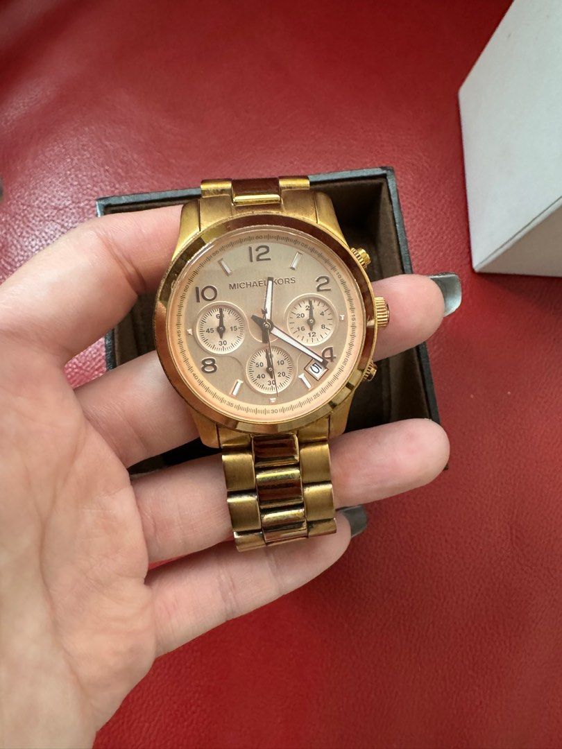 Michael kors mk5128 rose sale gold