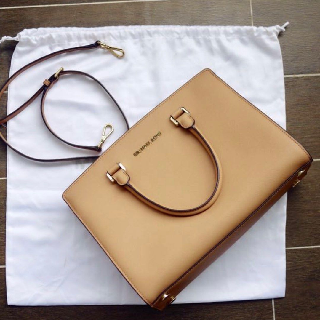 Michael kors selma saffiano leather medium satchel shop
