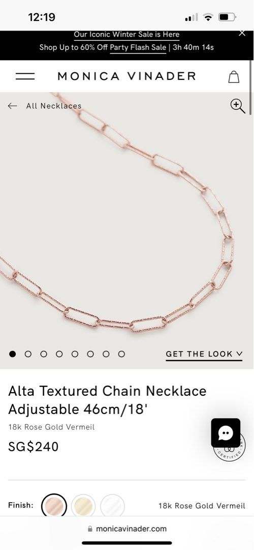 Monica Vinader Alta Capture Charm Necklace - Farfetch | Monica vinader,  Charm necklace, Necklace
