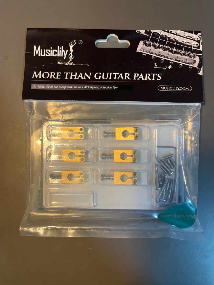 Musiclily Ultra 6 Sellette Ponte Tremolo Oro 10,5 Mm Per Chitarra ST