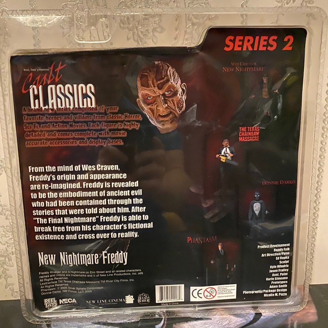 NECA classic new nightmare Freddy Krueger figure, Toys