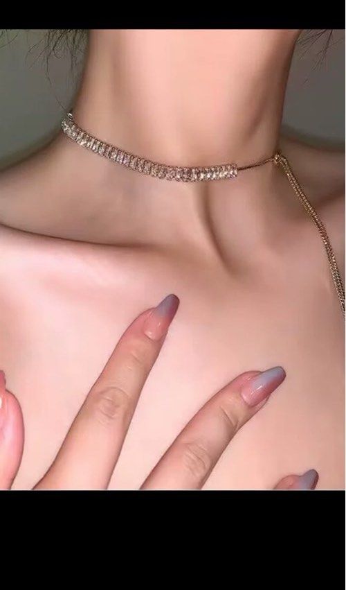 Choker cheap chain diamond