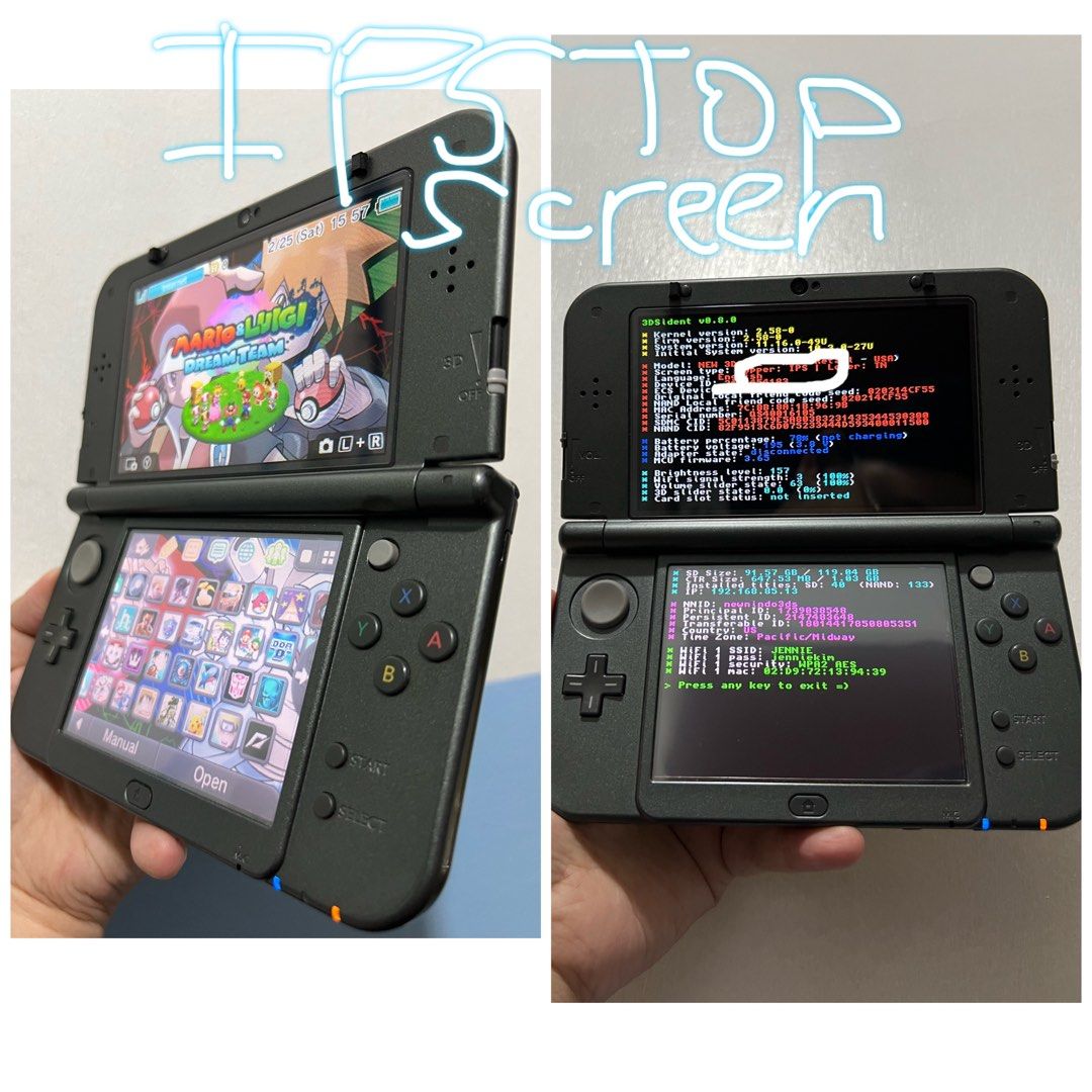 New Nintendo 3DS XL Hyrule Edition (IPS Top Screen, Cfw w/128gb MMC