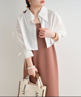 Nice Claup 白色 蝴蝶結 襯衣 外套64208762466050110