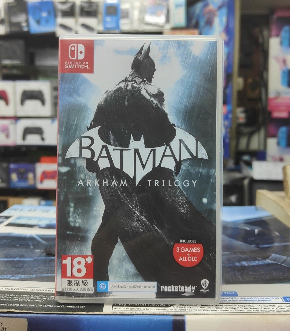 Nintendo Switch Batman Arkham Trilogy, Video Gaming, Video Games ...