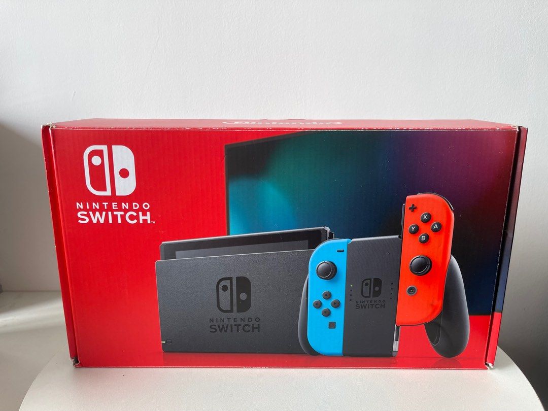 Nintendo Switch V2 Neon Video Gaming Video Game Consoles