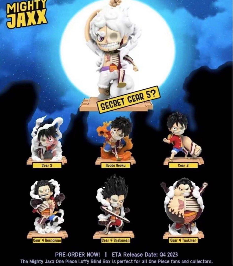 内袋未開封 海外限定 ワンピース Mighty Jaxx フィギュア 6体セット