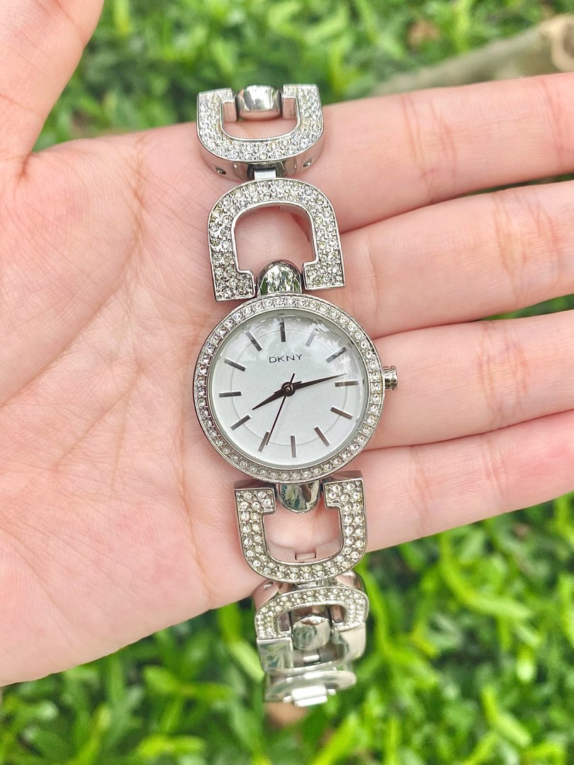 Dkny online watch silver
