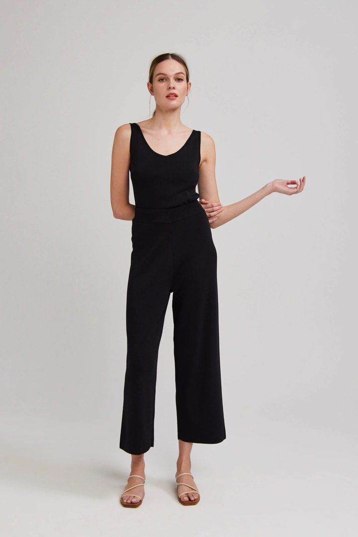 Knit Full-Length Pants