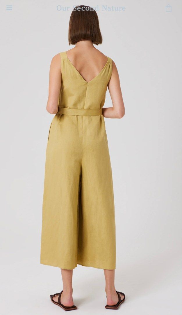 Relaxed V-Neck Cami Jumpsuit - Our Second Nature