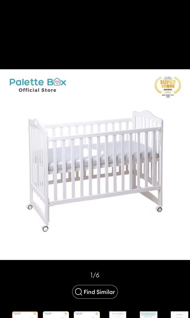 Palette box baby cot, Babies Kids, Baby Nursery Kids Furniture