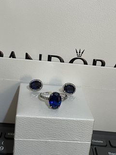Pandora blue sapphire set