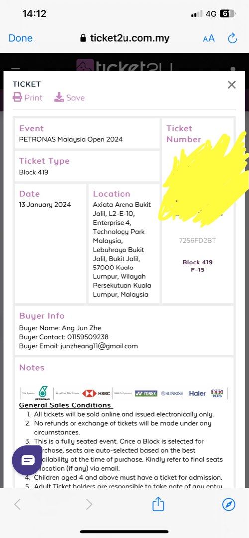 PETRONAS Malaysia Open 2025 Badminton, Tickets & Vouchers, Event Tickets on Carousell