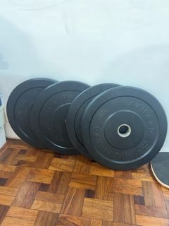 Playhard Rubber Bumper Weightlifting Plates 15 lbs pair
