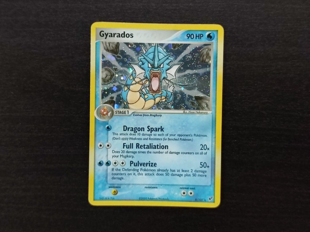Pokemon Gyarados 8/107 EX Deoxys Holo Rare, Hobbies & Toys, Toys & Games on  Carousell
