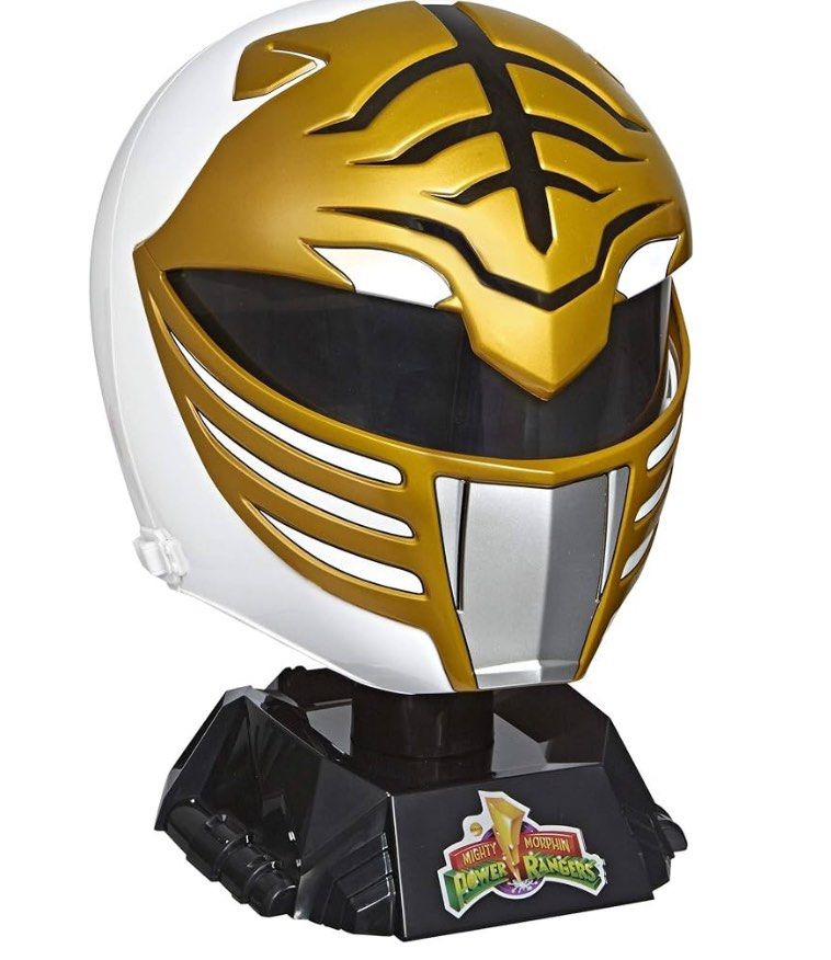 Prop Store Power Ranger Power Rangers Lightning Collection Premium White Ranger Helmet Prop ...