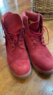 Premium Red Timberland Boots  MENS EU 43.5