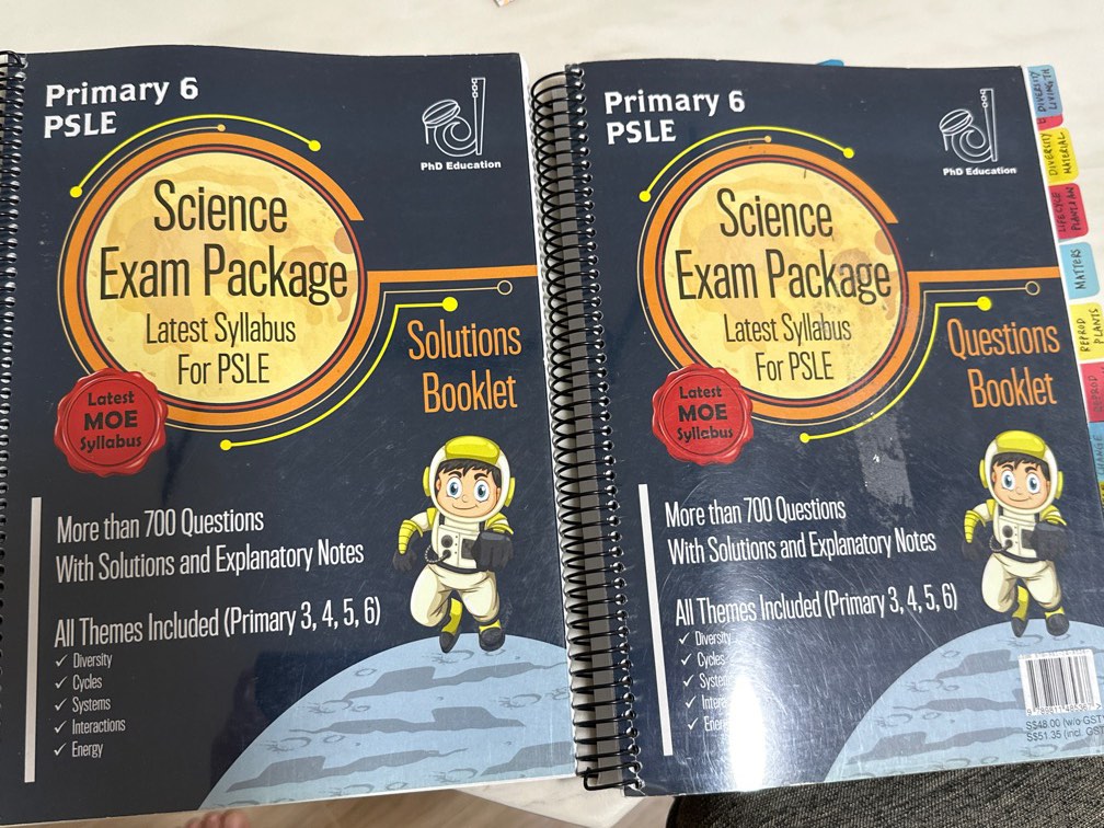 Psle science exam package PhD education, Hobbies & Toys, Books