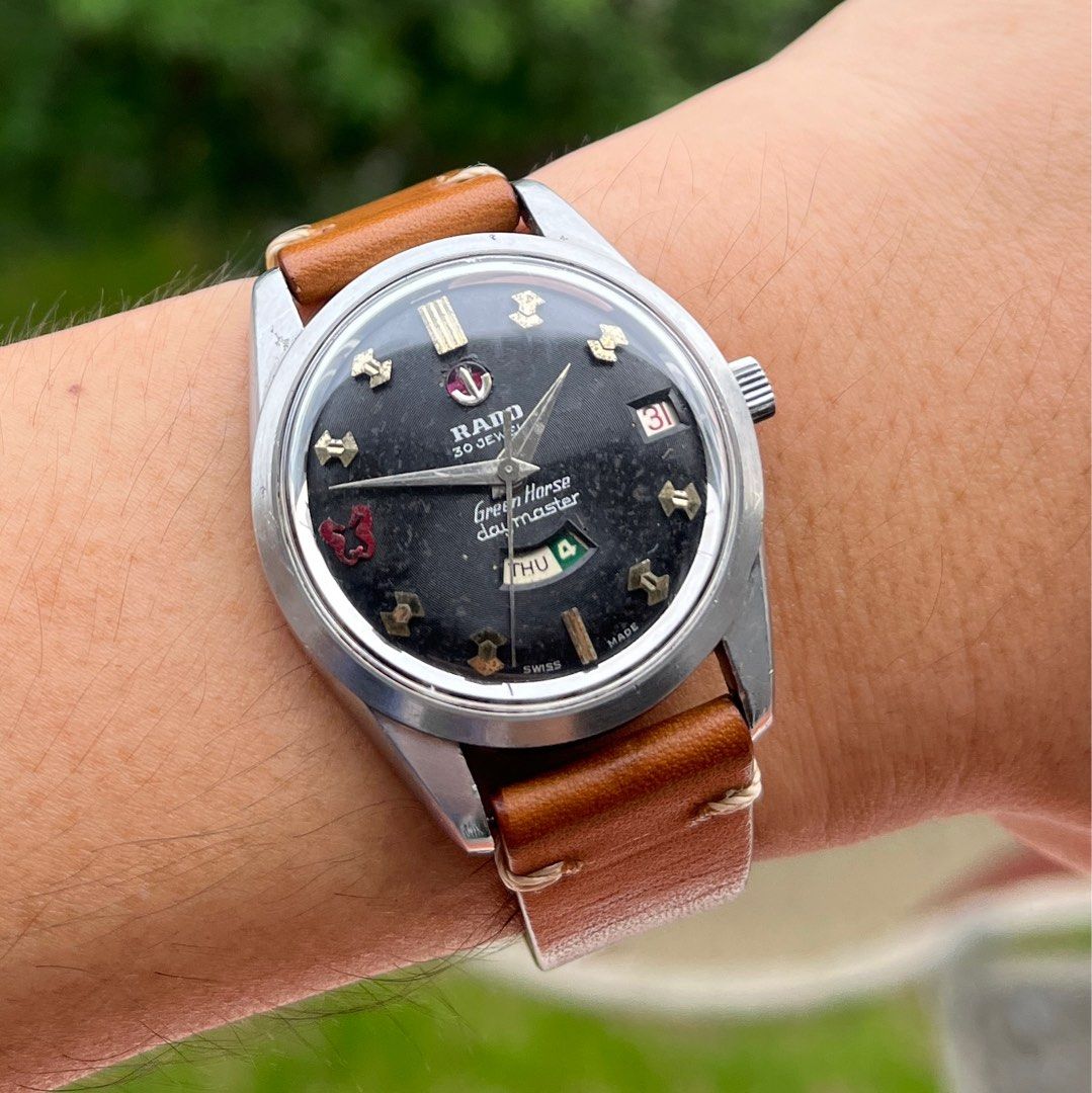 Rado green cheap horse watch