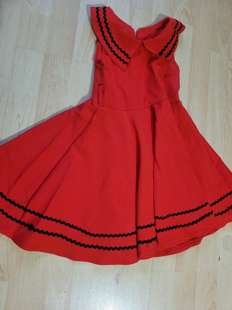 Red dress for kids new arrivals